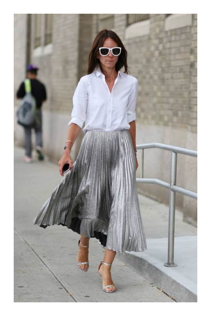 Юбка плиссе Street Style
