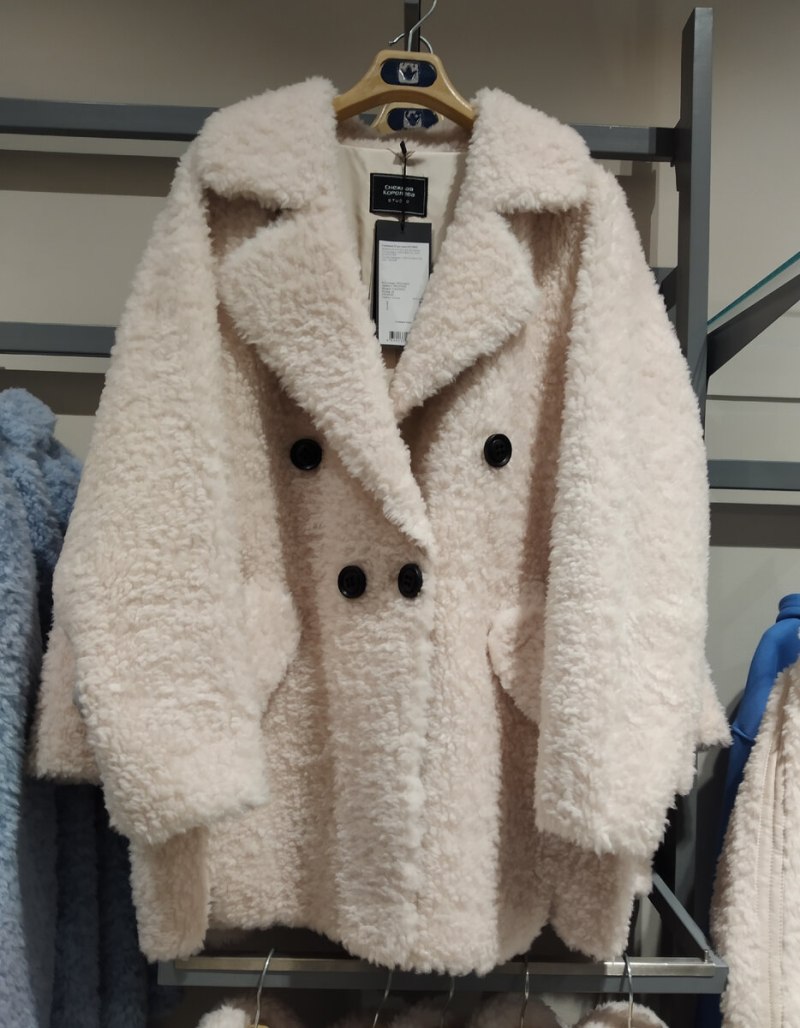 Zara шуба из искусственного