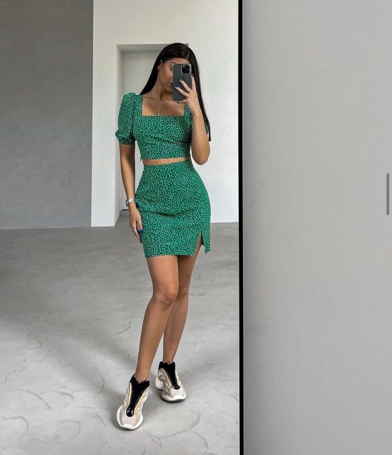 Зеленое платье ASOS