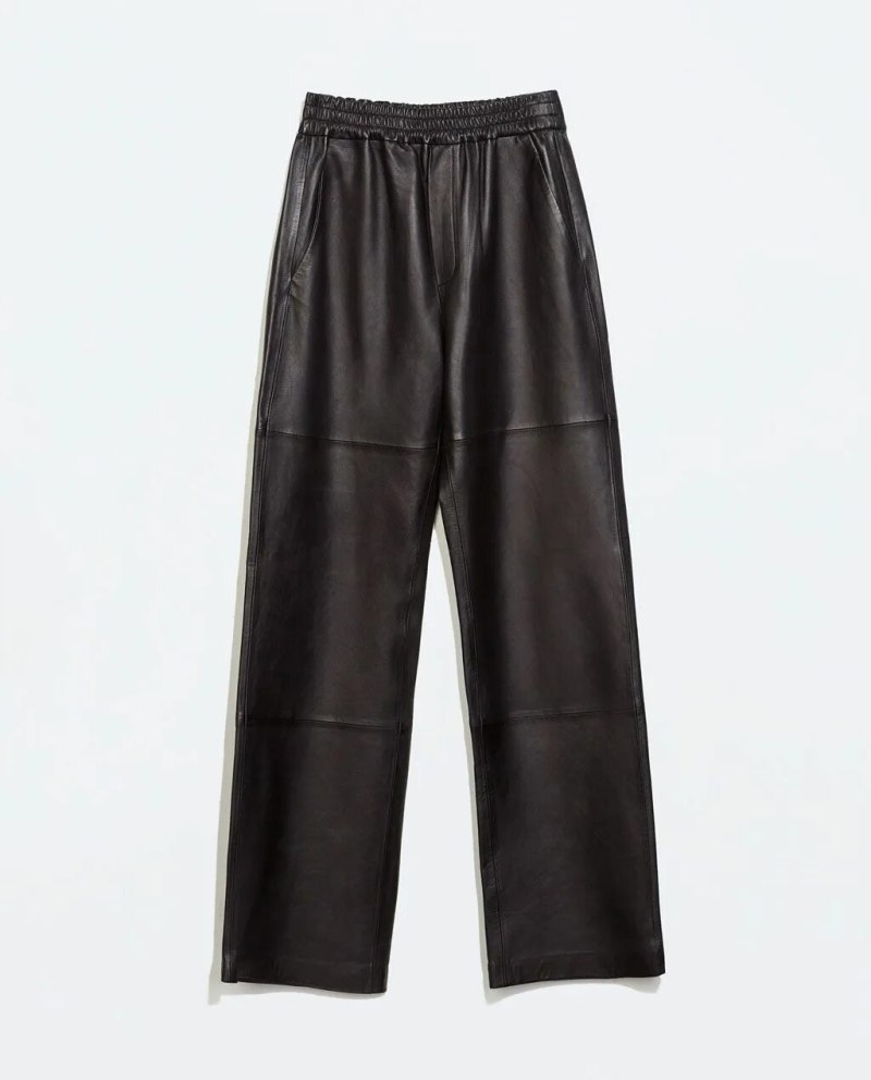 Брюки Zara экокожа