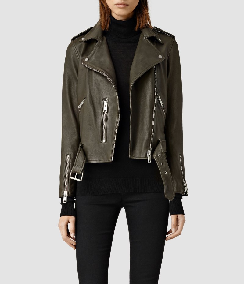 All Saints Balfern Leather Biker Jacket