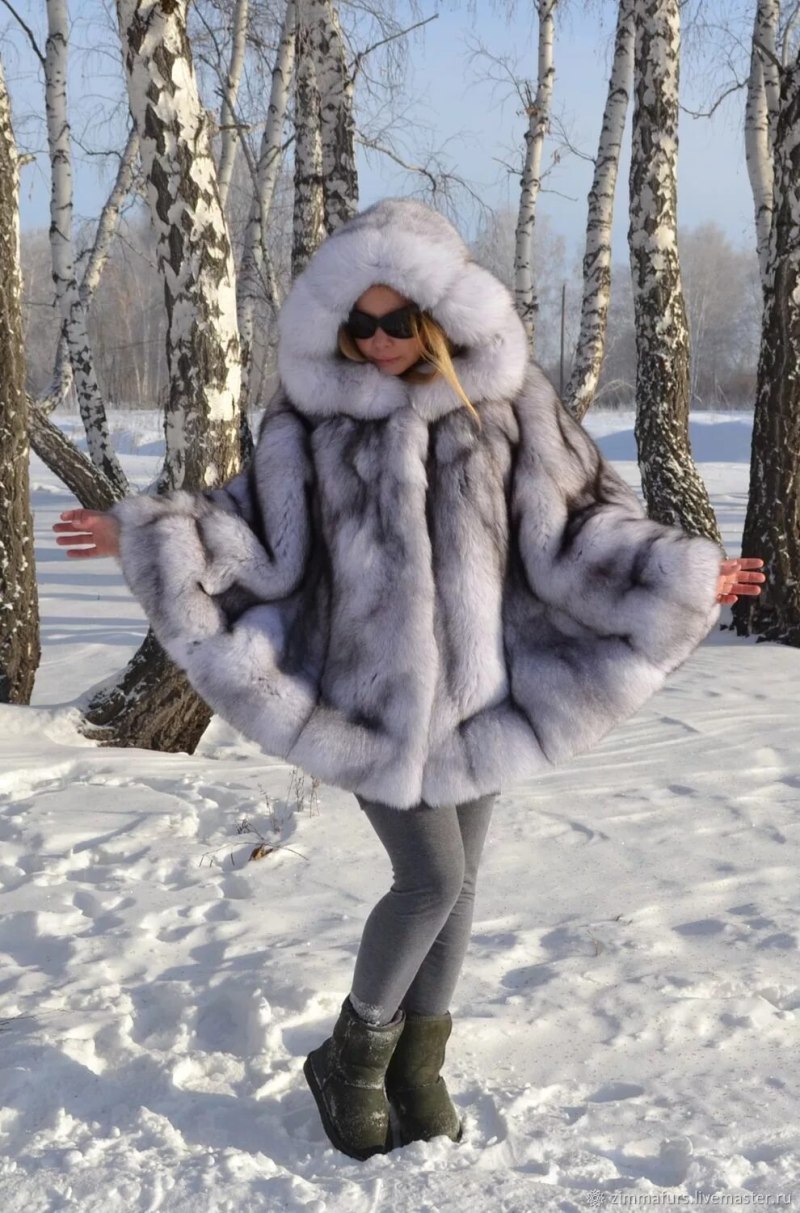 Песцовая шуба Снежная Королева