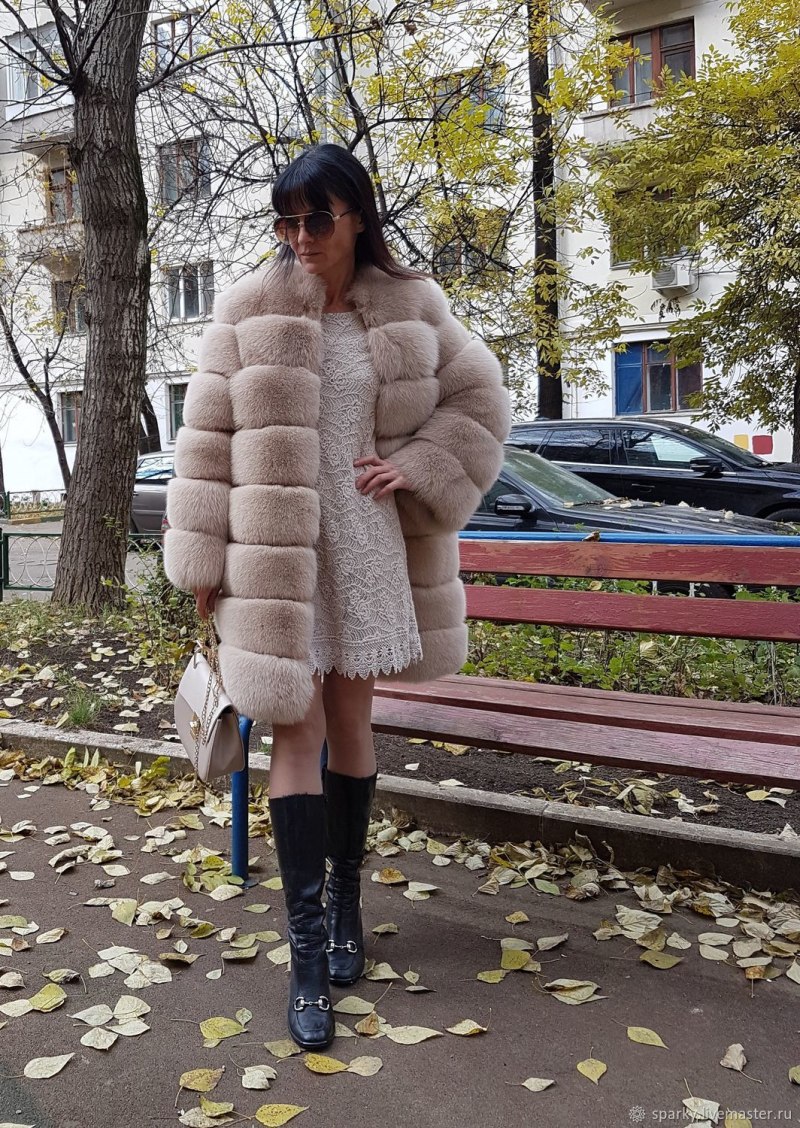 Полушубок из песца