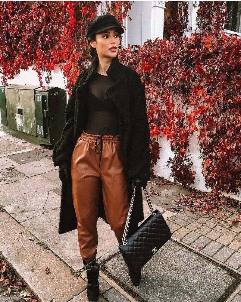Образы с кожаными брюками
