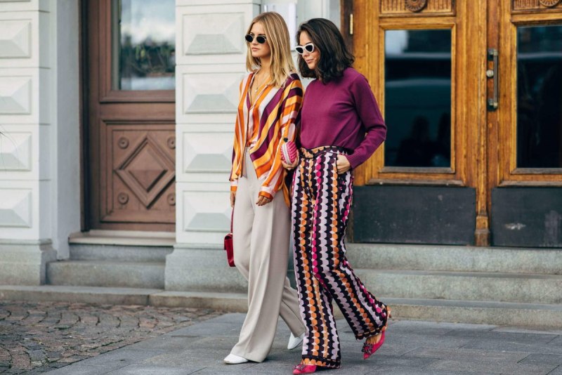Брюки палаццо Street Style