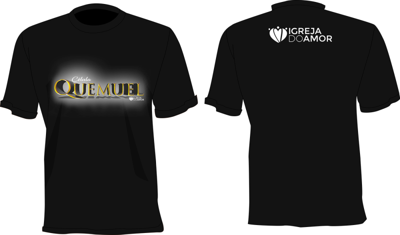 Черная футболка для принта