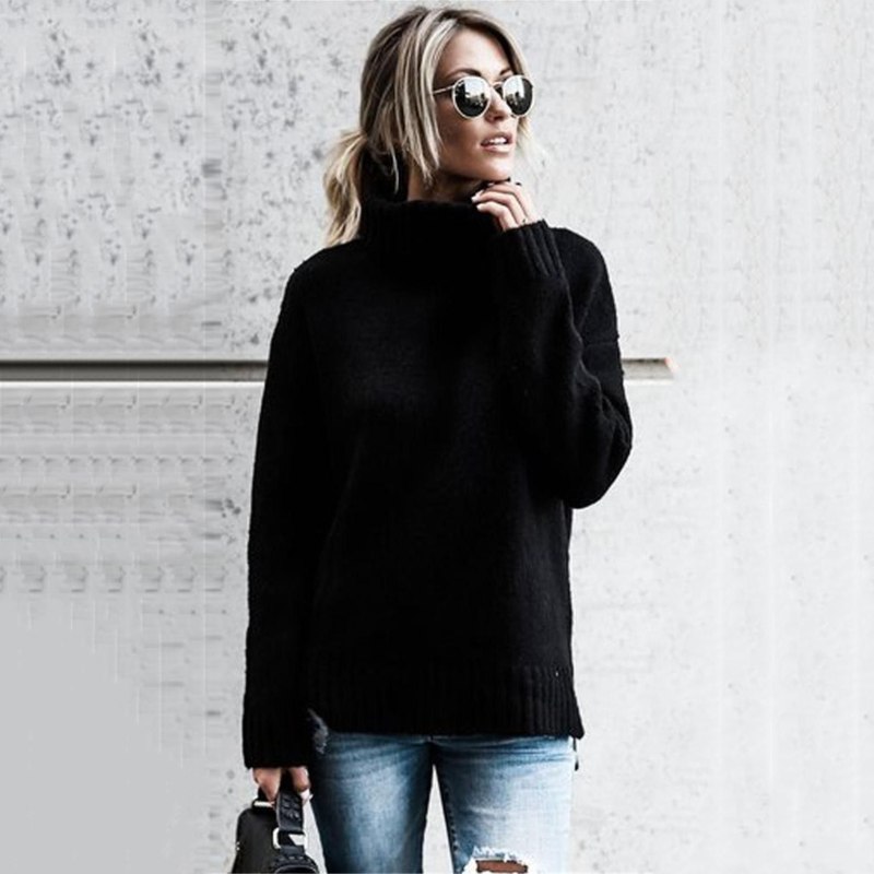 Черный свитер