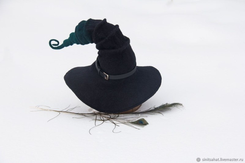 Шляпа ведьмы на Хэллоуин