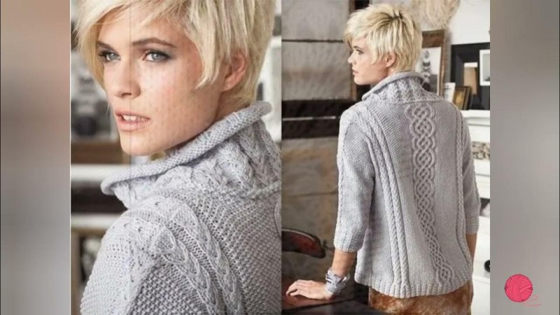 Пуловер Vogue Knitting.