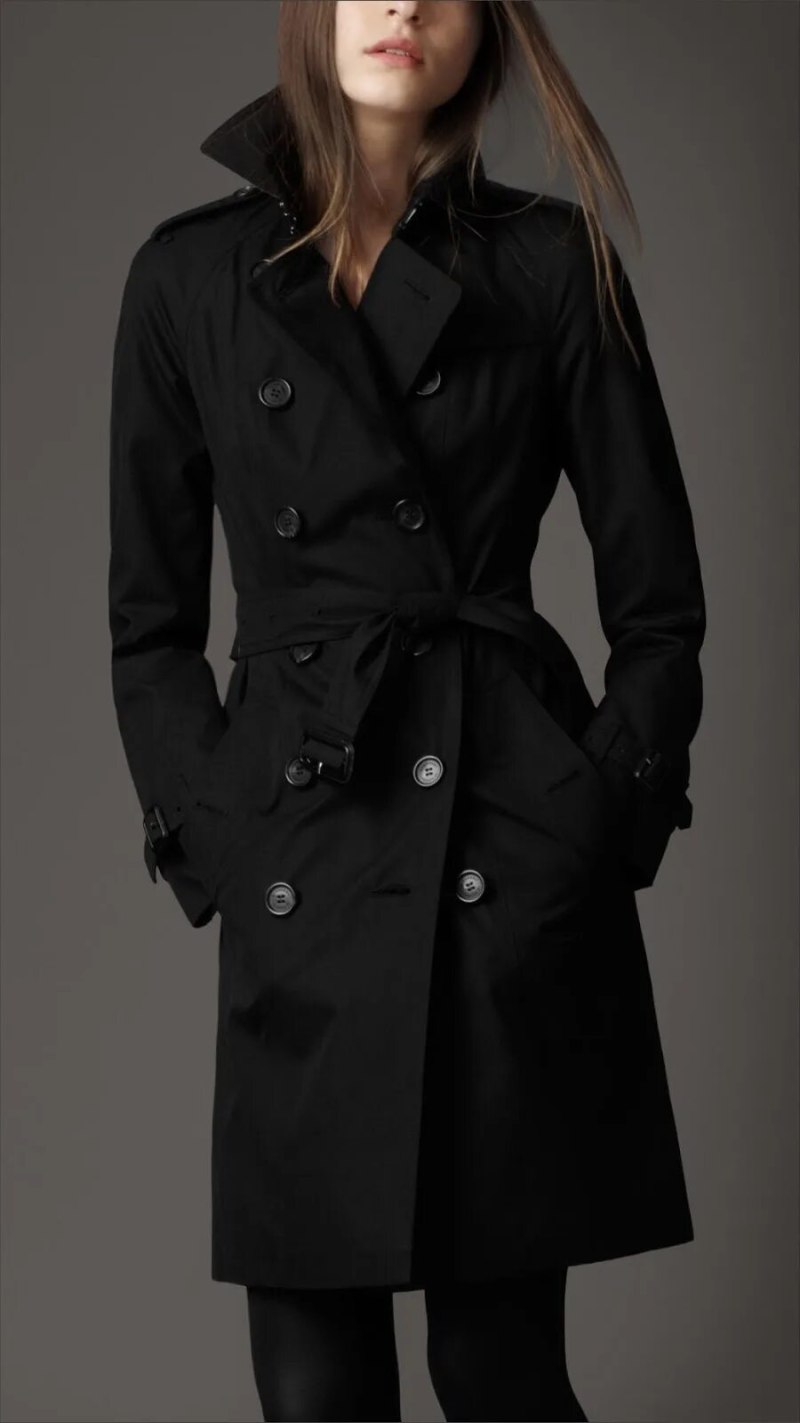 Тренч Burberry женский черный